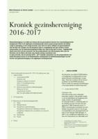 Kroniek gezinshereniging 2016-2017