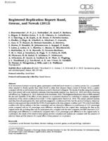 Registered Replication Report: Rand, Greene & Nowak (2012)