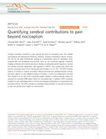 Quantifying cerebral contributions to pain beyond nociception