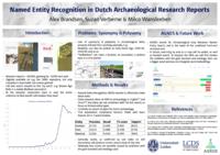 Named Entity Recognition in Dutch Archaeological Research Reports