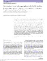 Size evolution of normal and compact galaxies in the EAGLE simulation