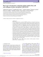 How to get cool in the heat: comparing analytic models of hot, cold, and cooling gas in haloes and galaxies with EAGLE