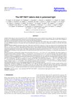The HIP 79977 debris disk in polarized light