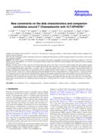 New constraints on the disk characteristics and companion candidates around T Chamaeleontis with VLT/SPHERE