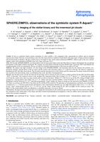 SPHERE/ZIMPOL observations of the symbiotic system R Aquarii. I. Imaging of the stellar binary and the innermost jet clouds