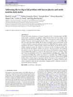 Addressing the too big to fail problem with baryon physics and sterile neutrino dark matter