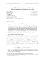 Auto-WEKA 2.0: Automatic model selection and hyperparameter optimization in WEKA