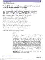 The LOFAR window on star-forming galaxies and AGNs - curved radio SEDs and IR-radio correlation at 0