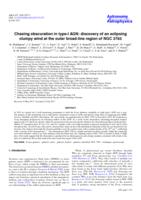 Chasing obscuration in type-I AGN: discovery of an eclipsing clumpy wind at the outer broad-line region of NGC 3783