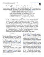 Predicting Quiescence: The Dependence of Specific Star Formation Rate on Galaxy Size and Central Density at 0.5 < z < 2.5