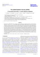 The ALMA Redshift 4 Survey (AR4S). I. The massive end of the z 4 main sequence of galaxies