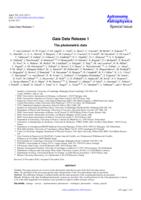 Gaia Data Release 1. The photometric data