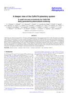 A deeper view of the CoRoT-9 planetary system. A small non-zero eccentricity for CoRoT-9b likely generated by planet-planet scattering