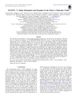 IN-SYNC. V. Stellar Kinematics and Dynamics in the Orion A Molecular Cloud