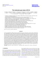 The molecular gas mass of M 33