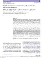 LOFAR observations of decameter carbon radio recombination lines towards Cassiopeia A