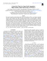 A Search for Water in a Super-Earth Atmosphere: High-resolution Optical Spectroscopy of 55Cancri e