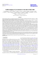 ALMA imaging of C2H emission in the disk of NGC 1068