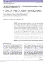 The KMOS Deep Survey (KDS) - I. Dynamical measurements of typical star-forming galaxies at z ≃ 3.5