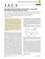 Red Light-Triggered CO Release from Mn-2(CO)10 Using Triplet Sensitization in Polymer Nonwoven Fabrics