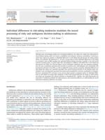 Individual differences in risk-taking tendencies modulate the neural processing of risky and ambiguous decision-making in adolescence