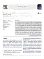 Development of cortical thickness and surface area in autism spectrum disorder