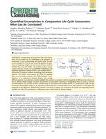 Quantified Uncertainties in Comparative Life Cycle Assessment: What Can Be Concluded?