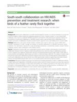 South-south collaboration on HIV/AIDS prevention and treatment research: when birds of a feather rarely flock together