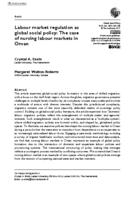 Labour market regulation as global social policy: The case of nursing labour markets in Oman