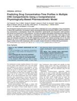 Predicting Drug Concentration-Time Profiles in Multiple CNS Compartments Using a Comprehensive Physiologically-Based Pharmacokinetic Model