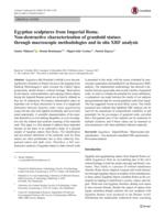 Egyptian sculptures from Imperial Rome. Non-destructive characterization of granitoid statues through macroscopic methodologies and in situ XRF analysis