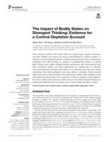 The Impact of Bodily States on Divergent Thinking: Evidence for a Control-Depletion Account