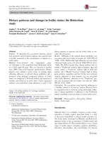 Dietary patterns and changes in frailty status: the Rotterdam study.