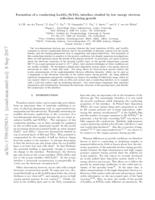 Formation of a conducting LaAlO3/SrTiO3 interface studied by low-energy electron reflection during growth