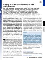 Mapping local and global variability in plant trait distributions