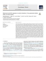 Behavioral and EEG responses to social evaluation: A two-generation family study on social anxiety