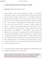 A synthesis of radial growth patterns preceding tree mortality