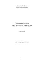 Destination Africa : the dynamics 1990-2015