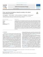 Future agricultural phosphorus demand according to the shared socioeconomic pathways