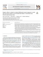 Negative affect is related to reduced differential neural responses to social and non-social stimuli in 5-to-8-month-old infants: A functional near-infrared spectroscopy-study