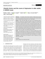 Lifestyle factors and the course of depression in older adults: a NESDO study