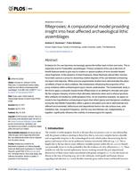 fiReproxies: A computational model providing insight into heat-affected archaeological lithic assemblages