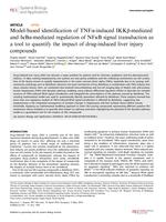 Model-based identification of TNFα-induced IKKβ-mediated and IκBα-mediated regulation of NFκB signal transduction as a tool to quantify the impact of drug-induced liver injury compounds