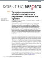 Transcutaneous vagus nerve stimulation and extinction of prepared fear: A conceptual nonreplication