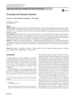 Chronotype and Psychiatric Disorders