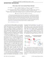 Observation of the Unconventional Photon Blockade