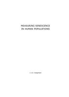 Measuring senescence in human populations