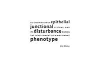 Co-ordination of epithelial junctional systems, and its disturbance during the development of a malignant phenotype