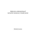 Molecular understanding of tamoxifen resistance in breast cancer