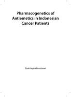 Pharmacogenetics of antiemetics in Indonesian cancer patients